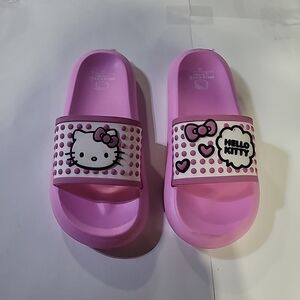 Hello Kitty Pink Kids Slide Sandals